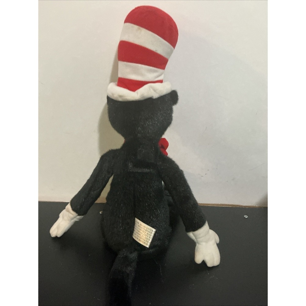 Universal Studios Dr Seuss 21" Cat in the Hat Plush 1998 Stains - Picture 7 of 8